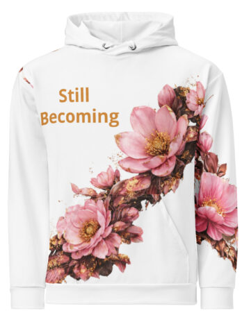 Still Becoming – Pink Unisex cotton hoodie