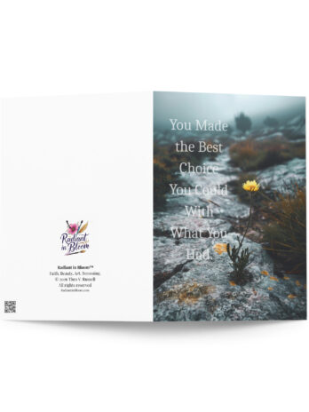 You Made the Best Choice You Could