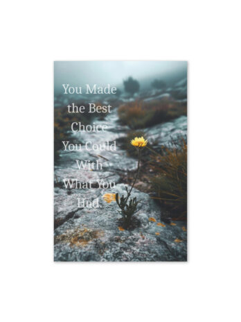 You Made the Best Choice You Could