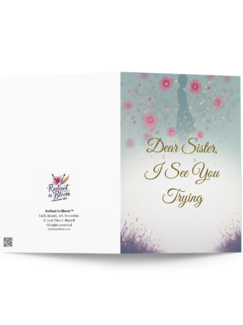 Dear Sister, I see You