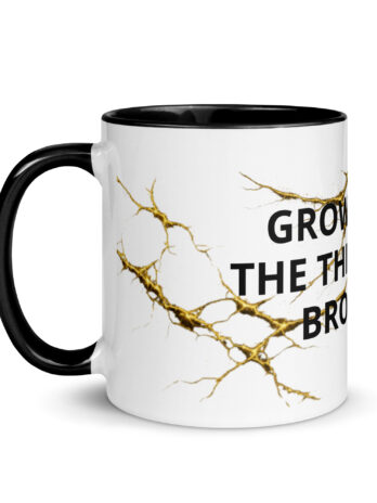 Grown From the Things That Broke Me — Resilient Bloom Mug