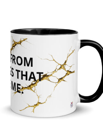 Grown From the Things That Broke Me — Resilient Bloom Mug