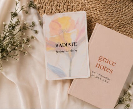 The Year of Becoming downloadable encouragement cards by Radiant in Bloom.