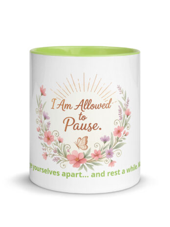 Boundary Anchors™ Mug — I Am Allowed to Pause