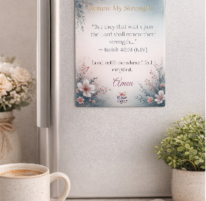 Radiant in Bloom Prayer Magnets