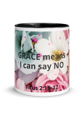 Grace Means I Can Say No — Boundary Anchor™ Mug
