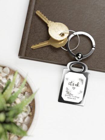 “It’s Ok” Pocket Encouragement Keychain