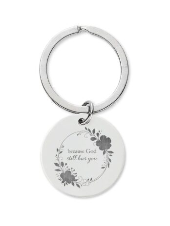It’s Ok Keychain — God’s Got You | Floral Encouragement Gift