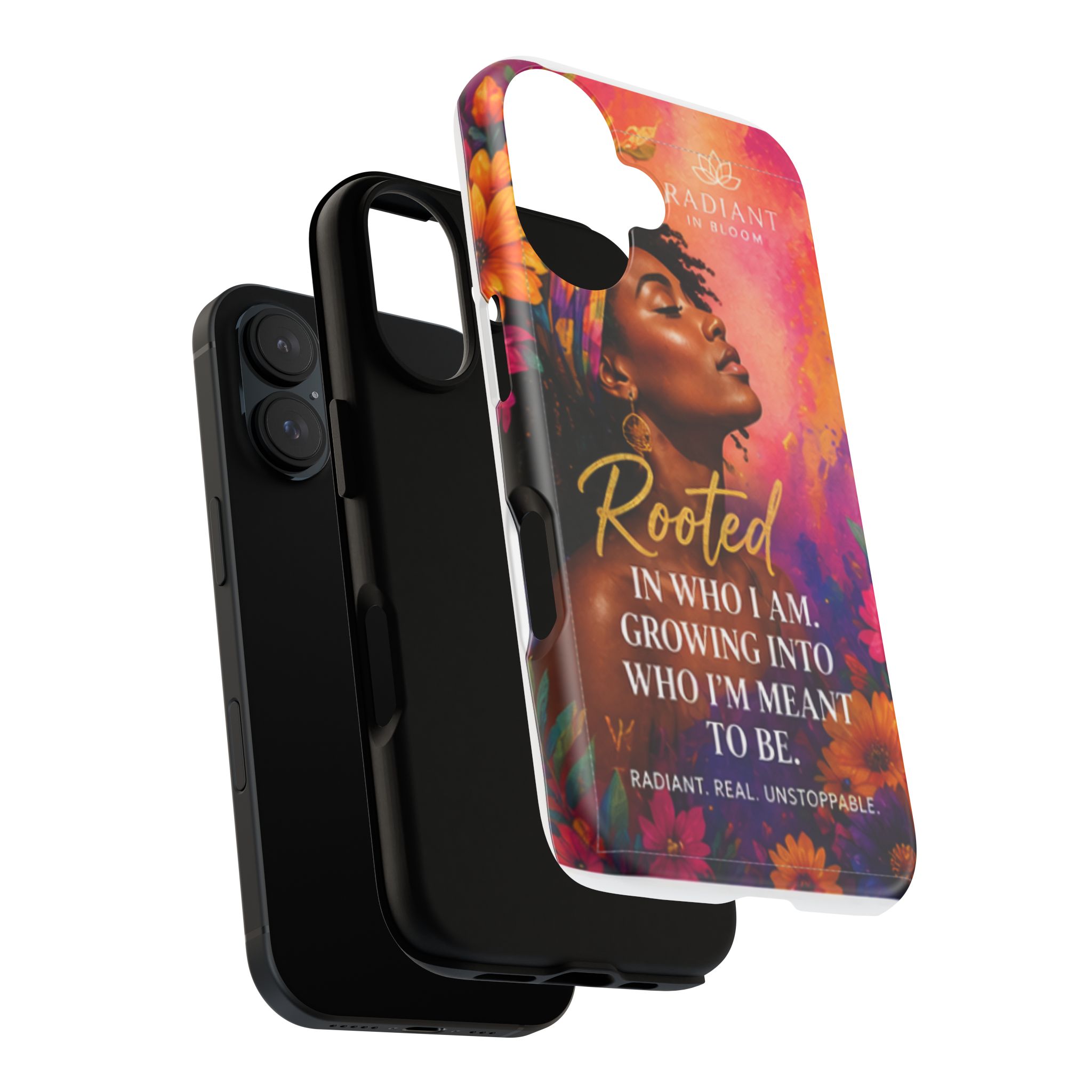 Rooted in Who I Am Phone Case — Radiant in Bloom Inspirational Case - Image 7