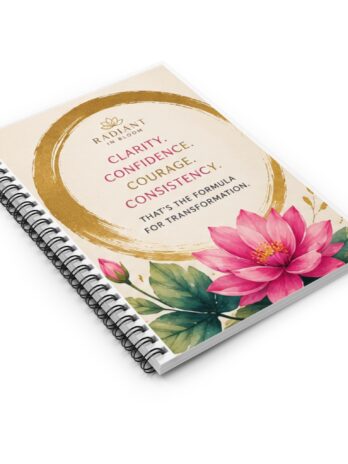 The 4 C’s: Clarity. Confidence. Courage. Consistency.- Blank Journal /notebook