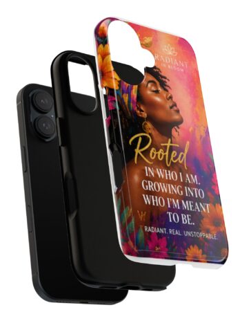 Rooted in Who I Am Phone Case — Radiant in Bloom Inspirational Case