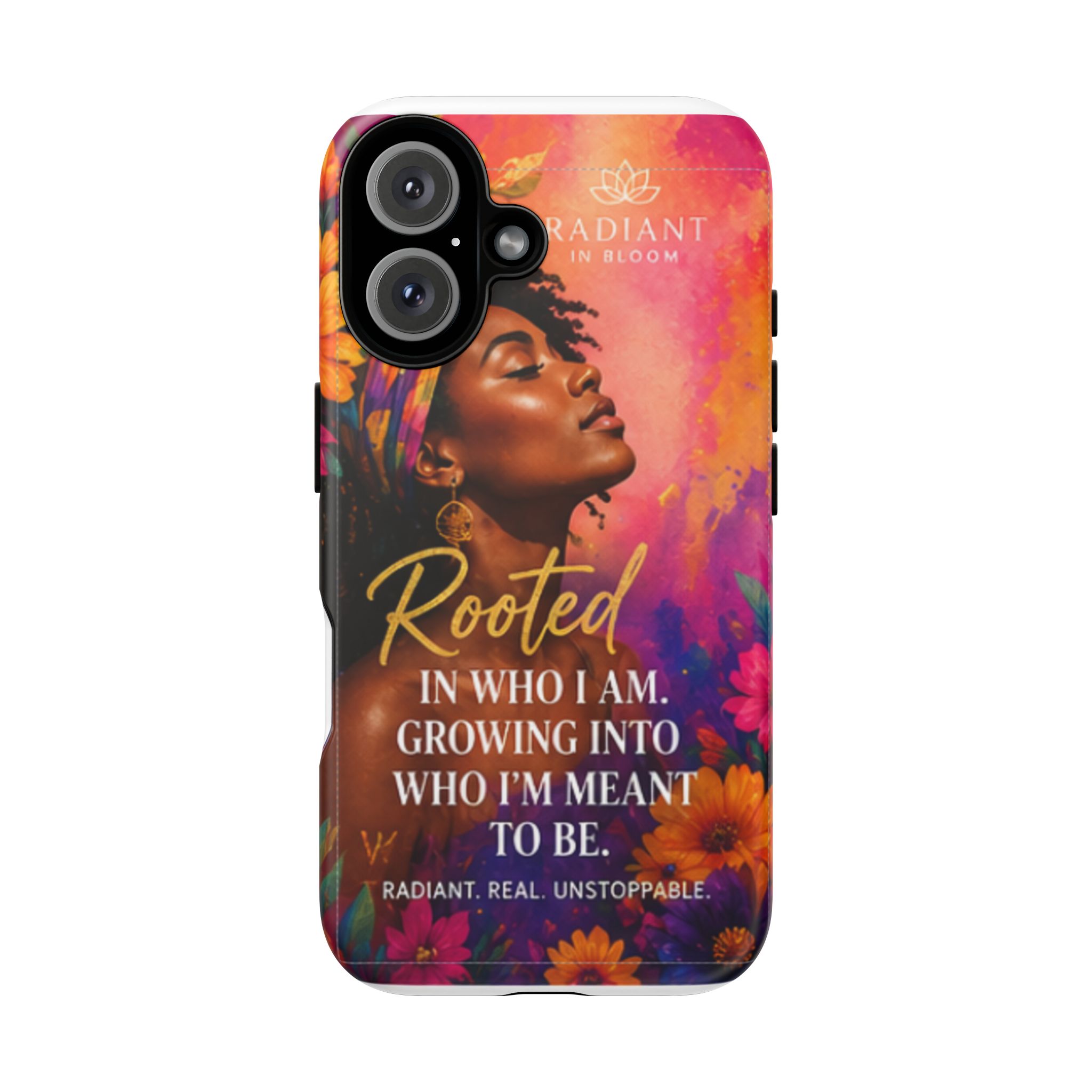 Rooted in Who I Am Phone Case — Radiant in Bloom Inspirational Case - Image 5
