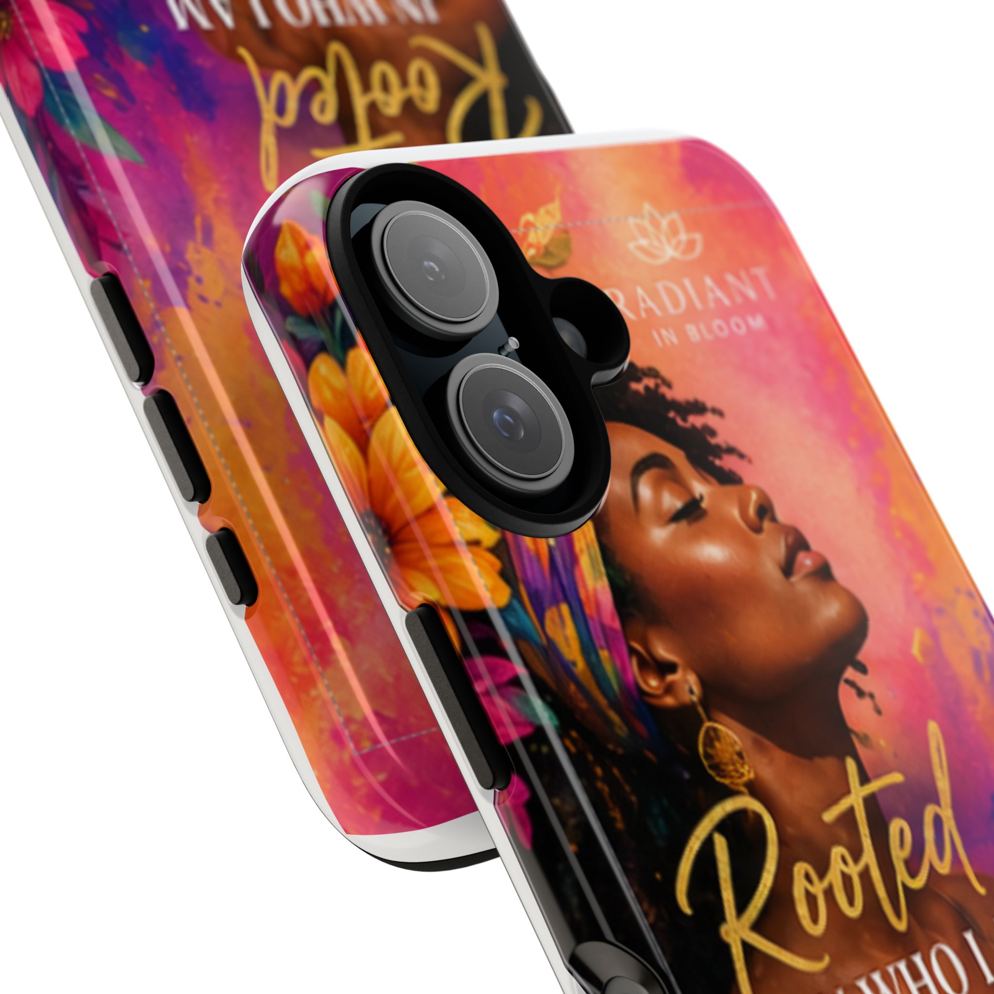 Rooted in Who I Am Phone Case — Radiant in Bloom Inspirational Case - Image 2