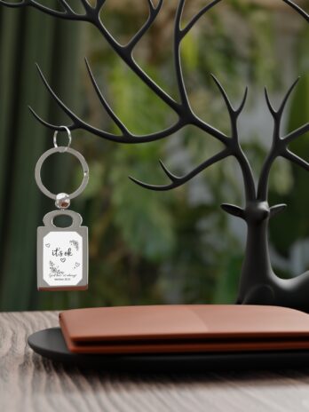 “It’s Ok” Pocket Encouragement Keychain
