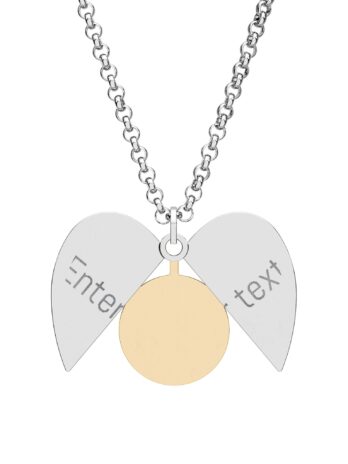 It’s Ok — Hidden Message Heart Necklace (Engraving)