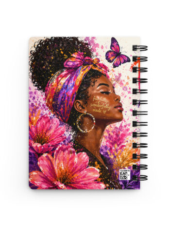 Radiant in Bloom -Blank Journal / notebook (spiral)
