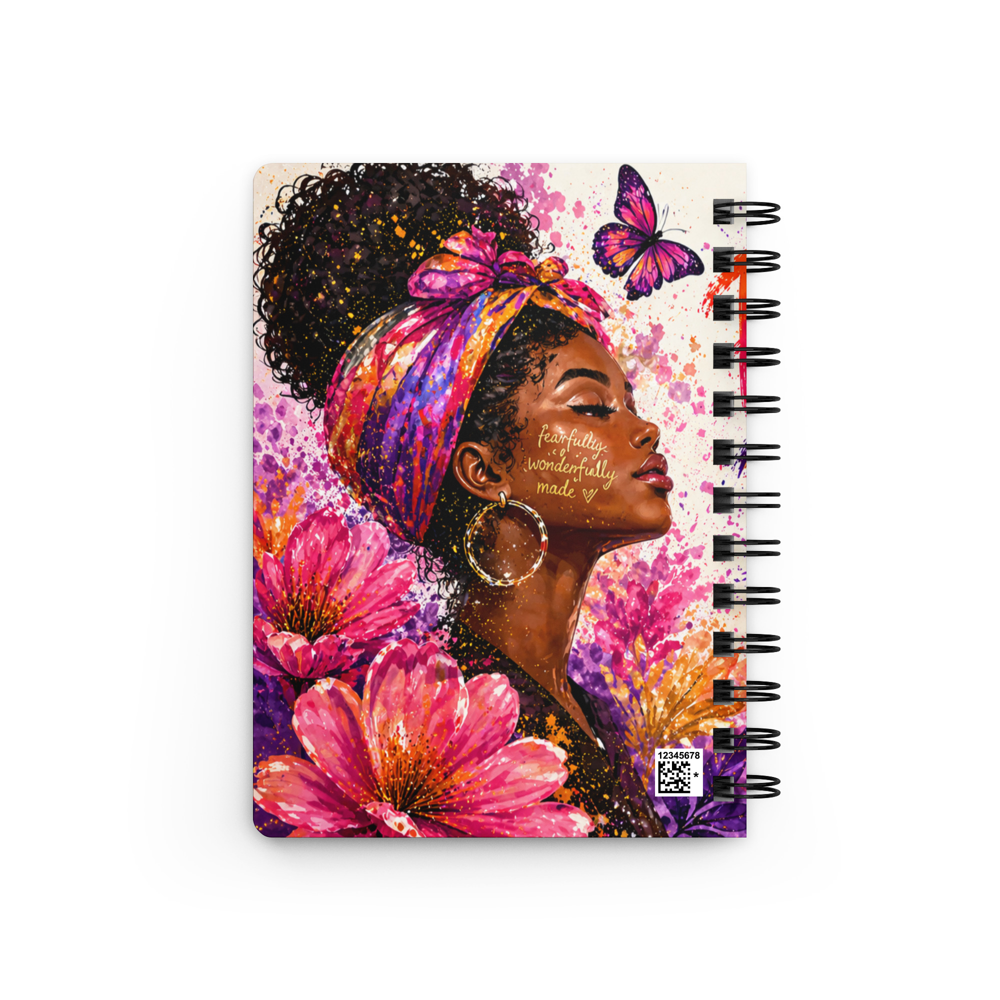 Radiant in Bloom -Blank Journal / notebook (spiral) - Image 2